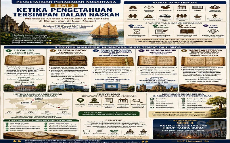 Seri Pengetahuan Peradaban Nusantara 3: Ketika Pengetahuan Tersimpan dalam Naskah