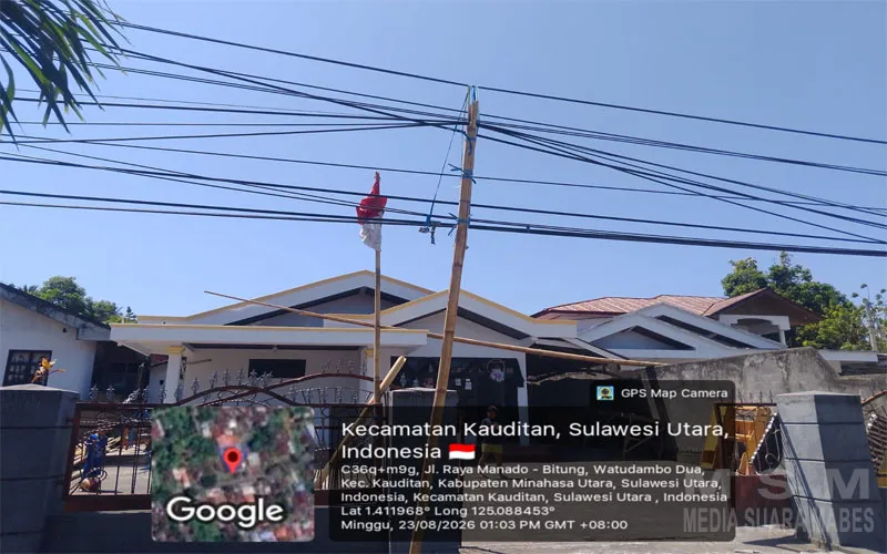 APH Diminta Jangan Tebang Pilih! PT. Carel Mitra Diduga Pasang Kabel Internet di Tiang PLN Tanpa Izin di Minahasa Utara
