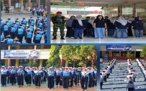 SMP Negeri 31 Bandung Gelar Pelatihan Bela Negara untuk Tanamkan Cinta Tanah Air dan Disiplin Siswa