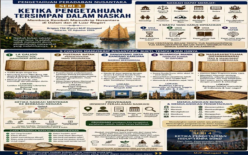 Manuskrip Nusantara Menyimpan Jejak Pengetahuan Peradaban, dari La Galigo hingga Bujangga Manik