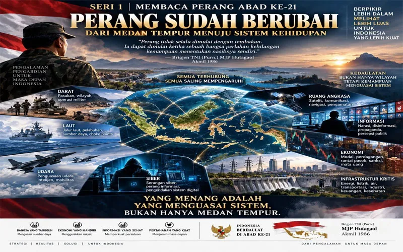Membaca Perang Abad Ke 21: Perang Sudah Berubah, Dari Medan Tempur Menuju Sistem Kehidupan