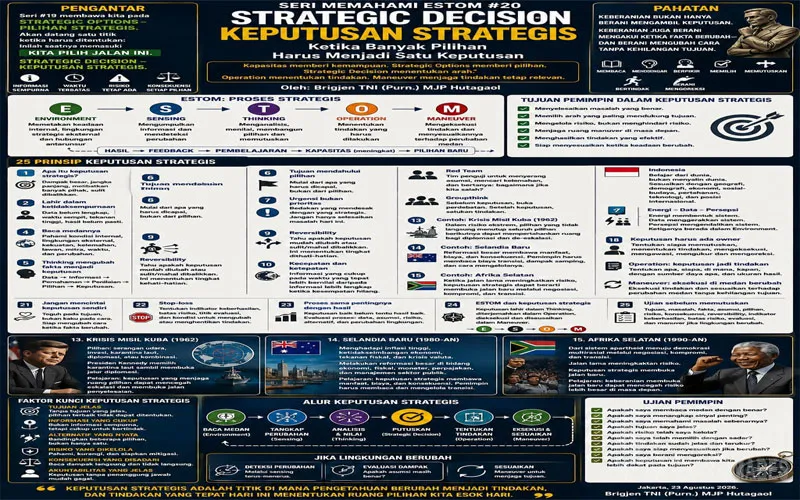 ESTOM #20: Strategic Decision, Ketika Banyak Pilihan Harus Menjadi Satu Keputusan