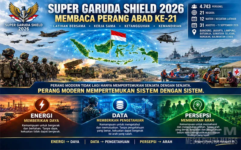 SUPER GARUDA SHIELD 2026: Membaca Perang Abad ke-21 dari Sebuah Latihan Militer