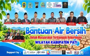 20 Tangki Air Bersih Meluncur, SMSI dan Sedulur Sikep Nyawiji Bergerak Bantu Warga