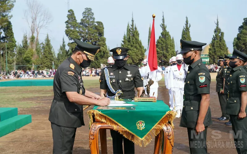 Pangdam III/Siliwangi Tutup Pendidikan dan Lantik 1.452 Prajurit Dikmata Infanteri Gelombang II TA 2026