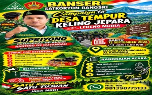 Banser Satkoryon Bangsri Siapkan “Campaign to Desa Tempur”, Perkuat Silaturahmi dan Semangat Kebangsaan di Lereng Muria