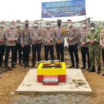 Satgas Edukasi Dari Sespimti Polri Dikreg 36 Tinjau Langsung dan Bantu Pendinginan di Titik Api Karhutla di Kubu Raya