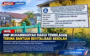SMP Muhammadiyah Diakui Tembilahan Terima Bantuan Revitalisasi, Sekolah Harapkan Keberlanjutan