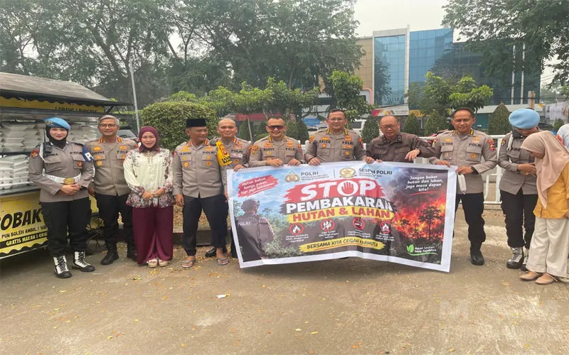 Sespimti Polri Dikreg ke-36 Edukasi Warga: Stop Pembakaran Hutan