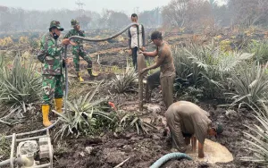 Kodim 1202/Singkawang Rampungkan Sumur Bor untuk Antisipasi Karhutla