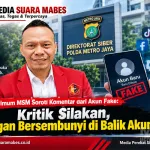 Pimum MSM Soroti Komentar dari Akun Fake: Kritik Seharusnya Disampaikan Secara Bertanggung Jawab