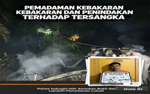 Hotspot Terpantau, Polisi Amankan Pria Diduga Terlibat Pembakaran Lahan di Kateman