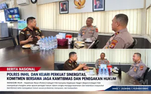 Polres Inhil dan Kejari Perkuat Sinergitas, Komitmen Jaga Kamtibmas dan Penegakan Hukum