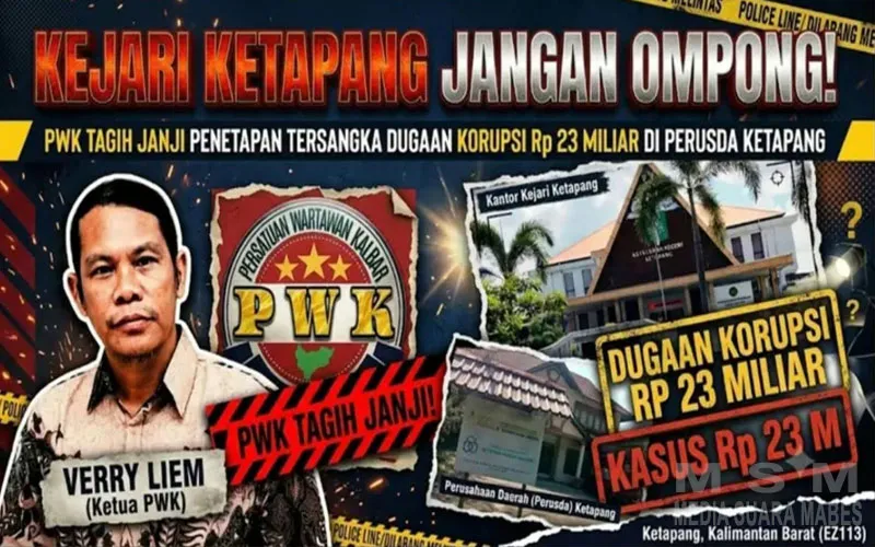 Ketua PWK Desak Kejari Ketapang Tuntaskan Dugaan Korupsi PT KEM dan KPM