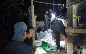 Polres Beltim Gagalkan Penyelundupan 9 Ton Bijih Timah ,Dua Terduga Pelaku Diciduk