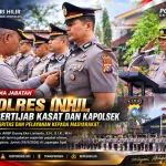 Kapolres Inhil Pimpin Sertijab Sejumlah Kasat dan Kapolsek, Tekankan Integritas dan Pelayanan Publik