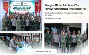 Mabes TNI Kunjungi Polres Inhil, Perkuat Sinergi Pencegahan dan Penanggulangan Karhutla