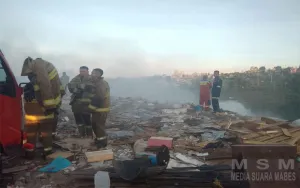 Pasca Kebakaran Cihanja, Walikota Bandung Turun Langsung Bersama Dandim