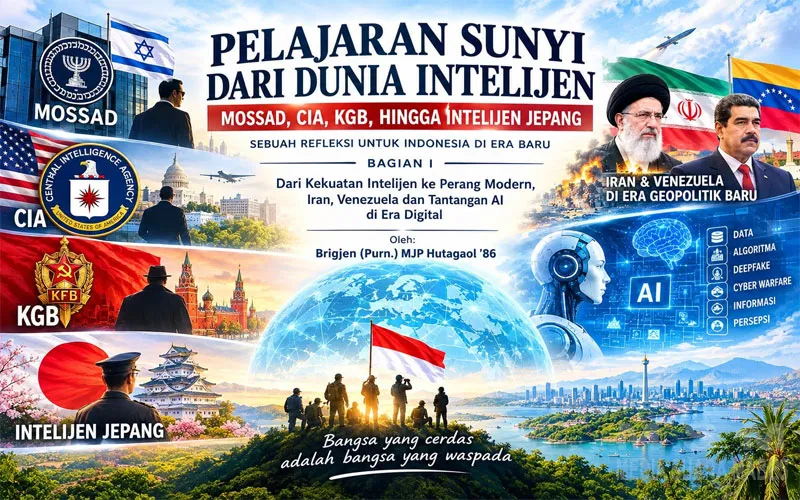 Pelajaran Sunyi Dari Dunia Intelijen: Ketika Perang Bergeser ke Data, Algoritma Dan Manusia