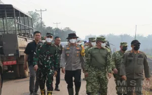 Polsek Tumbang Titi Groundcheck Hotspot Karhutla, 3,7 Hektare Lahan Dipastikan Padam
