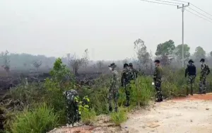 Koramil Perketat Patroli Pascakarhutla di Tiga Wilayah Singkawang