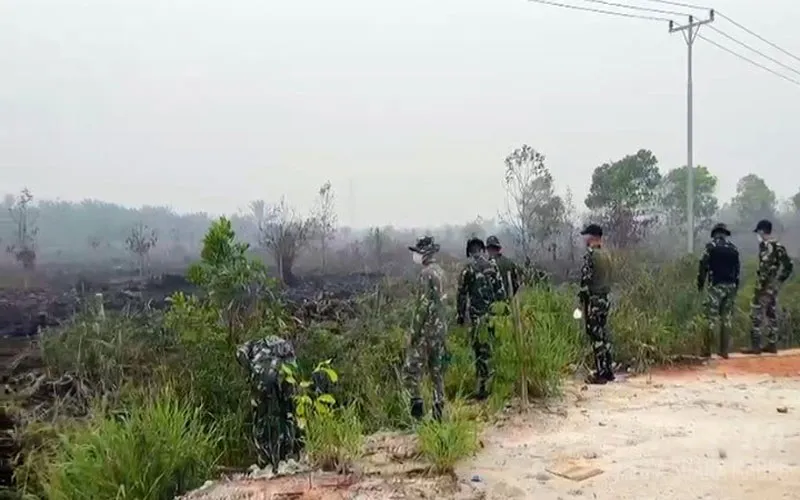 Koramil Perketat Patroli Pascakarhutla di Tiga Wilayah Singkawang