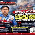 Dinilai Minim, Pemkab Mempawah Didesak Kembalikan Bantuan Karhutla dari Pemprov Kalbar