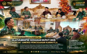 Mabes TNI Perkuat Sinergi dengan Pemkab Inhil, Pencegahan Karhutla Jadi Prioritas Bersama