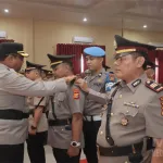Kapolres Pimpin Sertijab Kasat Binmas dan 6 Kapolsek Jajaran Polres Kampar