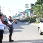 Strong Point Pagi Hari, Personel Polres Aceh Tenggara Perkuat Pengaturan Lalu Lintas di Titik Rawan