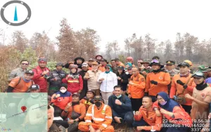 Kawal Penanganan Karhutla, Gubernur Kalbar Di Dampingi Wakapolres Tinjau Lokasi Kebakaran