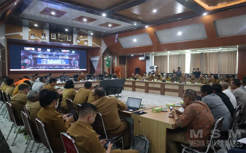 Rakor Tanggap Darurat Karhutla Dan Kekeringan Pemkab Ketapang, Perkuat Sinergi Penanganan Di Lapangan