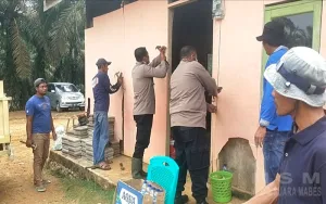 Tak Ada Anak yang Tertinggal — Polres Kampar Pastikan SDN 007 Dusun IV Punya Ruang Belajar yang Layak