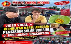 Video Viral Keributan Kartu Antrean Solar Subsidi di SPBU Lirang Singkawang