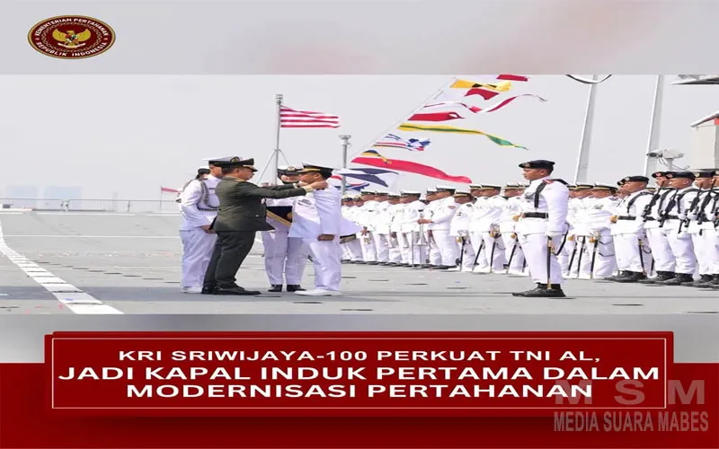 KRI Sriwijaya-100 Resmi Perkuat TNI AL, Kapal Induk Pertama Indonesia