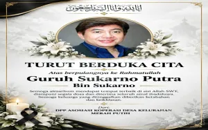 Kabiro MSM Kota Bekasi Sampaikan Duka atas Wafatnya Dewan Penasehat Guruh Soekarnoputra