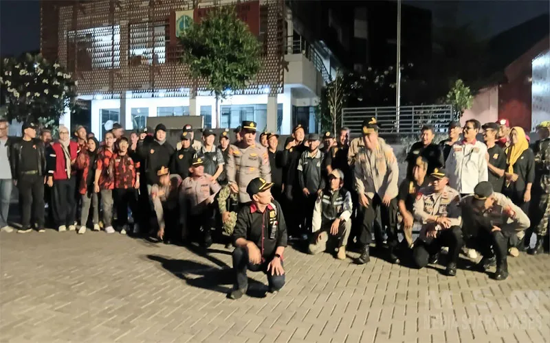 FKKPBM Turut Perkuat Apel Cipta Kondisi 3 Pilar di Kramat Jati, 87 Personel Ikuti Patroli Wilayah