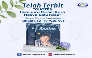 Buku Quotes Perjalanan Spiritual 120 Halaman Segera Terbit, Hasil Penjualan untuk Pesantren Tahfidz Al-Qur’an