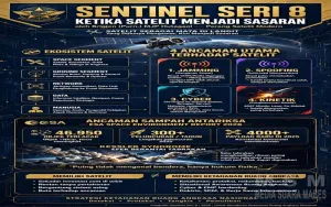 Sentinel Seri 8: Ketika Satelit Menjadi Sasaran, Ancaman Jamming hingga Sampah Antariksa