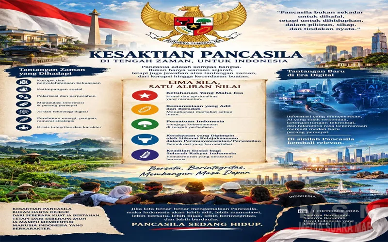 Kesaktian Pancasila: Bukan Hanya Bertahan, tetapi Membentuk Karakter Bangsa