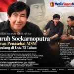 Guruh Soekarnoputra, Dewan Penasehat MSM, Berpulang di Usia 73 Tahun