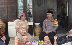 Pererat Sinergi Dengan Tokoh Adat, Kapolres Ketapang Silaturahmi Bersama Ketua DAD