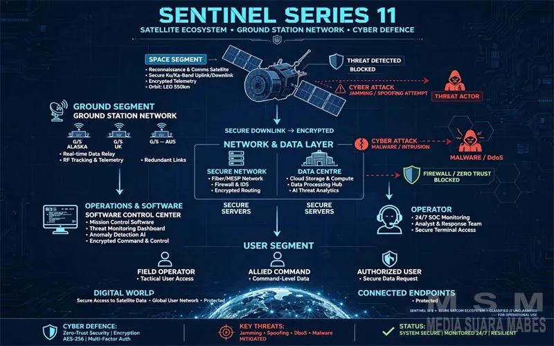 Sentinel Seri 11: Ketika Yang Diserang Bukan Satelitnya, Melainkan “Otak” di Bumi