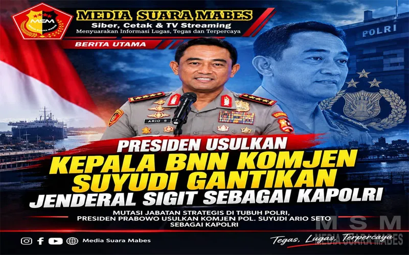 Prabowo Usulkan Pergantian Kapolri, Suyudi Ario Seto Resmi Gantikan Listyo Sigit