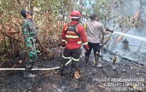 Cegah Karhutla Meluas, Polres Ketapang Groundcheck Titik Hotspot Di Tiga Kecamatan