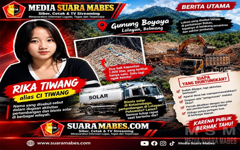 Gunung Boyaya Disorot: Nama Ci Tiwang Disebut, Dugaan Aktivitas Tambang dan Solar Dipertanyakan