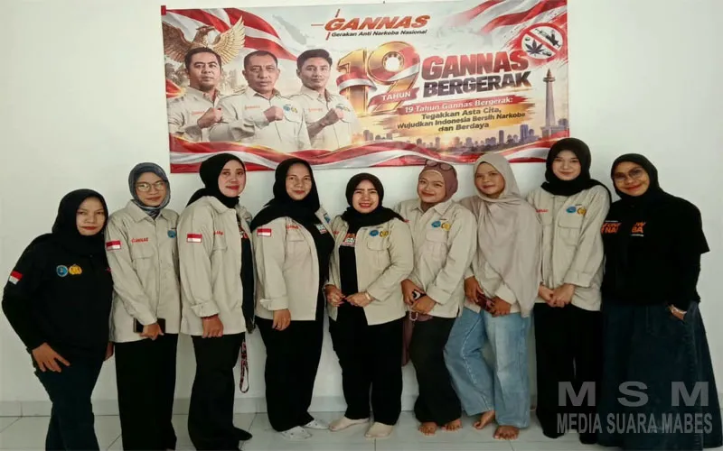 HUT ke-19 GANNAS, Tegakkan Asta Cita Wujudkan Indonesia Bersih Narkoba dan Berdaya