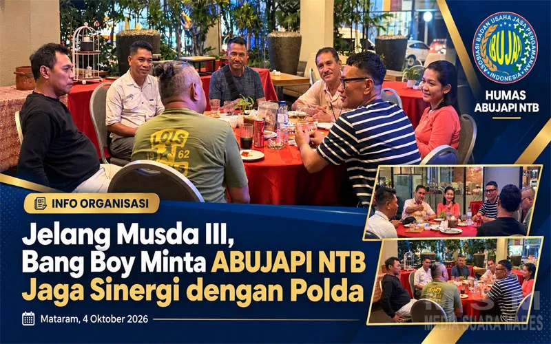 Jelang Musda III, Bang Boy Minta ABUJAPI NTB Jaga Sinergi dengan Polda