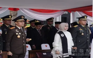 Kasdam III/Siliwangi Hadiri Upacara HUT Ke-81 TNI, Teguhkan Semangat TNI Kuat Bersama Rakyat