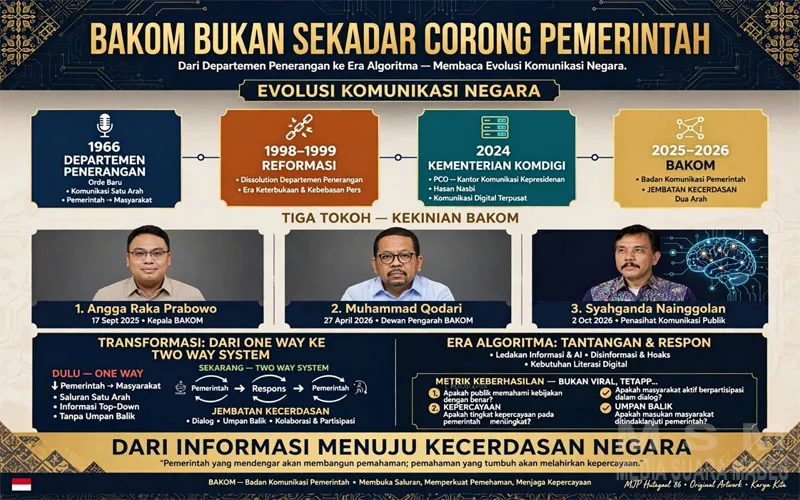 Bakom Bukan Sekadar Corong Pemerintah, Memasuki Era Komunikasi Dua Arah